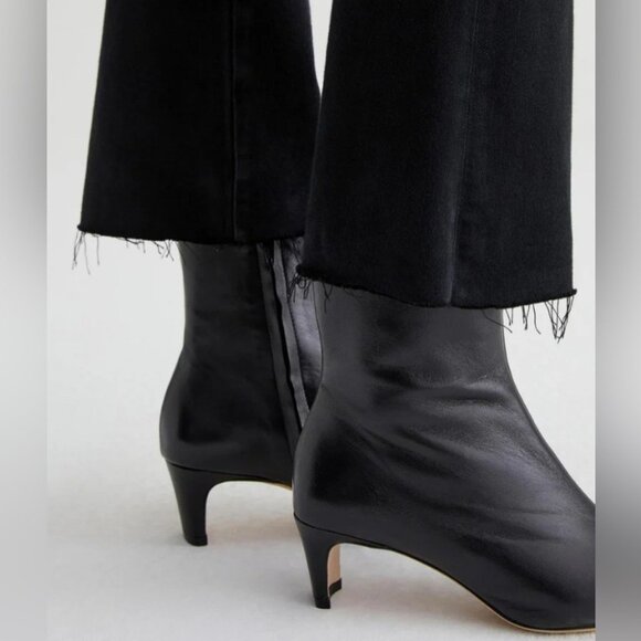 AG Adriano Goldschmied FARRAH BOOT CROP SULFUR BLACK NWT SZ 30 CROPPED BOOTCUT - Picture 9 of 16